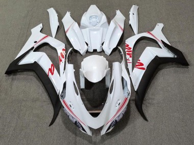 Custom 2016-2020 Kawasaki ZX10R Motorcycle Fairings - Pearl White Black Red