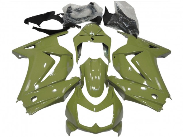 2008-2012 Kawasaki Ninja 250 Motorcycle Fairings - Olive Green