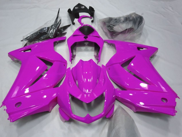 2008-2012 Kawasaki Ninja 250 Motorcycle Fairings - Pink