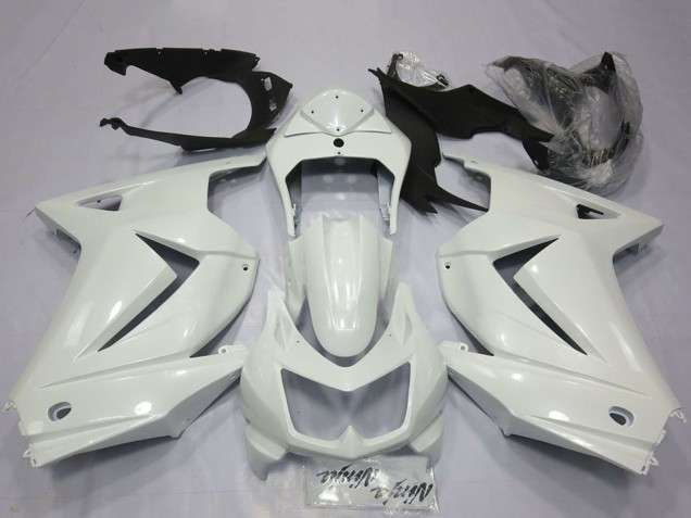 2008-2012 Kawasaki Ninja 250 Motorcycle Fairings - Glossy White