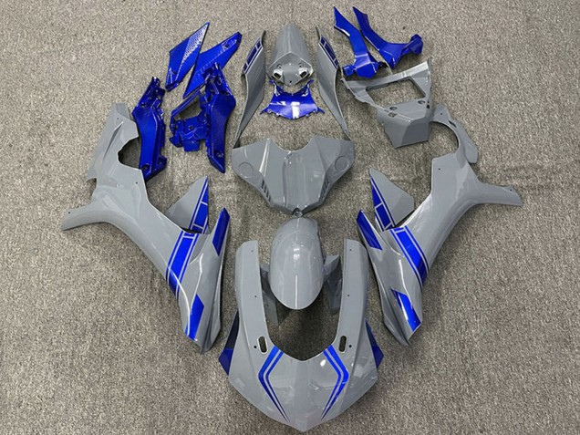 2015-2019 Yamaha R1 Motorcycle Fairings - Nardo Grey Blue