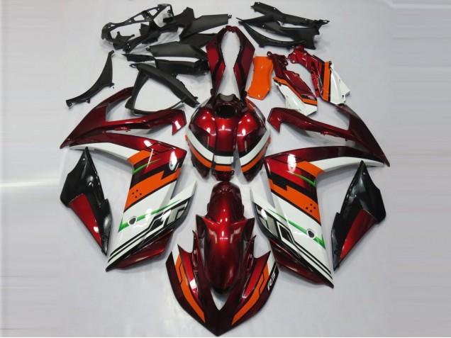 2015-2018 Yamaha R3 Motorcycle Fairings - White Red Orange Green Black