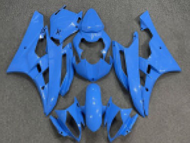 Custom 2006-2007 Yamaha R6 Motorcycle Fairings - Blue