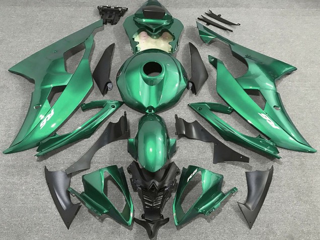 2008-2016 Yamaha R6 Motorcycle Fairings - Green