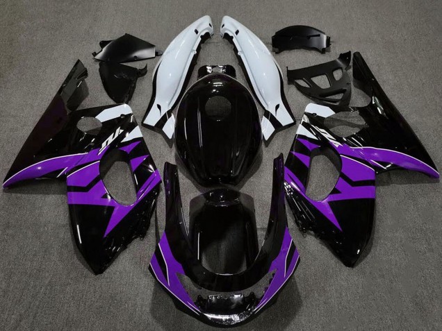1996-2007 Yamaha YZF600R Thundercat Motorcycle Fairings - Glossy Black Purple White