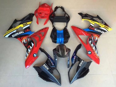 Custom 2009-2014 BMW S1000RR Motorcycle Fairings - Yellow Blue Red Black Shark