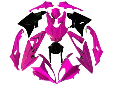 Custom 2009-2014 BMW S1000RR Motorcycle Fairings - Pink Glossy Black HP
