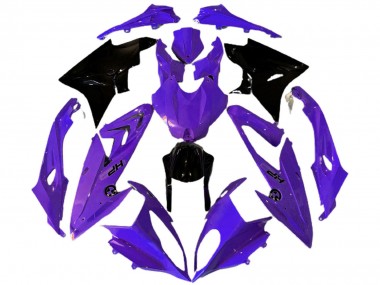 Custom 2009-2014 BMW S1000RR Motorcycle Fairings - Purple Glossy Black HP