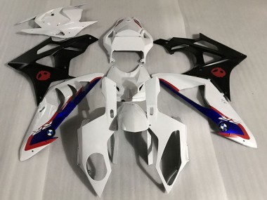 Custom 2015-2016 BMW S1000RR Motorcycle Fairings - White Red Blue Matte Black