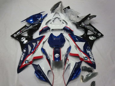 Custom 2009-2014 BMW S1000RR Motorcycle Fairings - White Red Blue Black HP