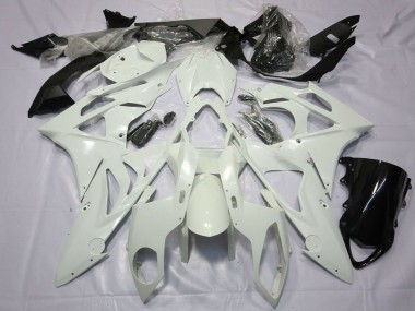 Custom 2009-2014 BMW S1000RR Motorcycle Fairings - Pearl White