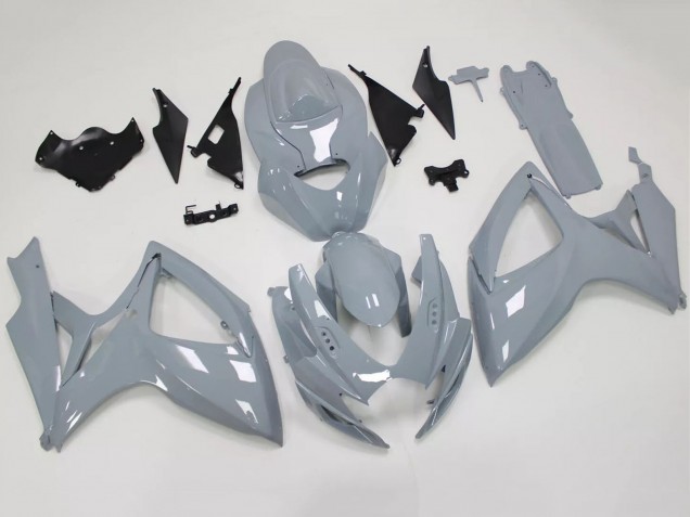 2006-2007 Suzuki GSXR 600 / GSXR 750 Motorcycle Fairing Kits - Nardo Grey