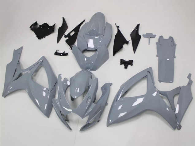 2006-2007 Suzuki GSXR 600 / GSXR 750 Motorcycle Fairing Kits - Nardo Grey