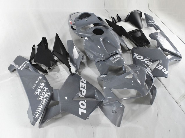 2005-2006 Honda CBR600RR Motorcycle Fairings - Nardo Grey White Repsol