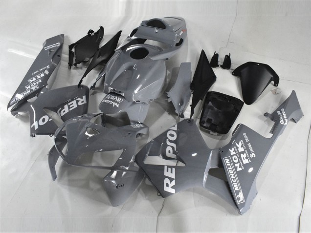 2005-2006 Honda CBR600RR Motorcycle Fairings - Nardo Grey White Repsol