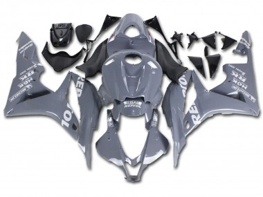 Custom 2007-2008 Honda CBR600RR Motorcycle Fairings - Nardo Grey White Repsol
