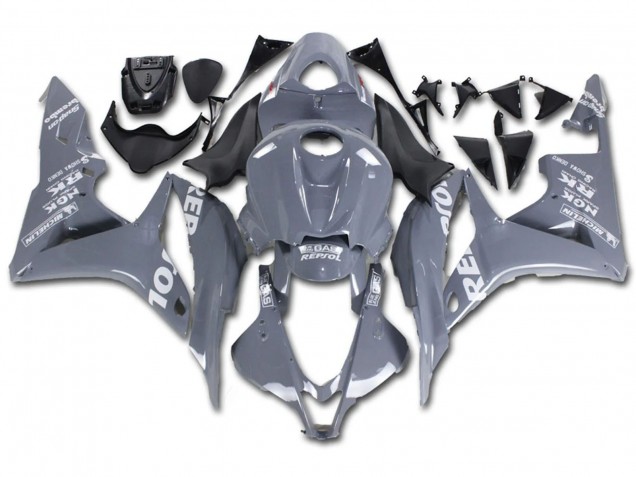 2007-2008 Honda CBR600RR Motorcycle Fairings - Nardo Grey White Repsol