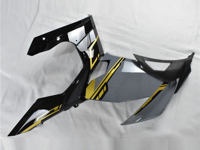 2018-2024 Kawasaki Ninja 400 Motorcycle Fairings - Nardo Grey Gold Black