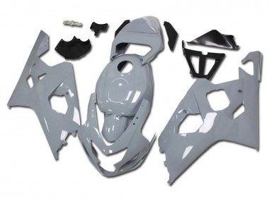 Custom 2004-2005 Suzuki GSXR 600 / GSXR 750 Motorcycle Fairings - Nardo Grey