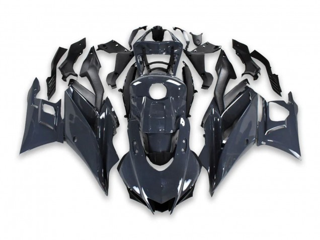 2019-2021 Yamaha YZF R3/R25 Motorcycle Fairings - Dark Grey Black