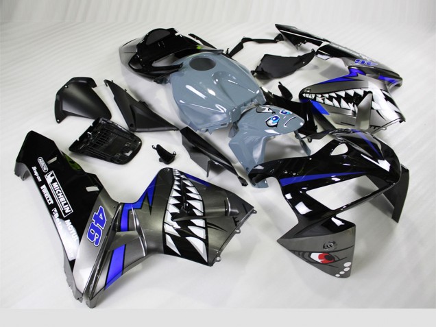 2005-2006 Honda CBR600RR Motorcycle Fairings - Nardo Grey Shark