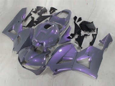 Custom 2013-2023 Honda CBR600RR Motorcycle Fairings - Chameleon Grey Dazz Pearl Purple