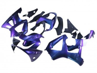 Custom 2000-2001 Honda CBR900RR 929 Motorcycle Fairings - Chameleon Blue Purple