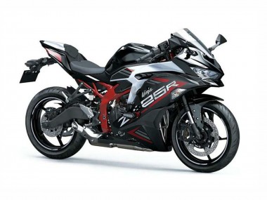 Custom 2019-2025 Kawasaki ZX25R ZX-25R Motorcycle Fairings - Silver Red Black