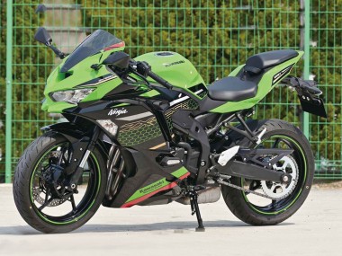 Custom 2019-2025 Kawasaki ZX25R ZX-25R Motorcycle Fairings - Green Black Red Honeycomb