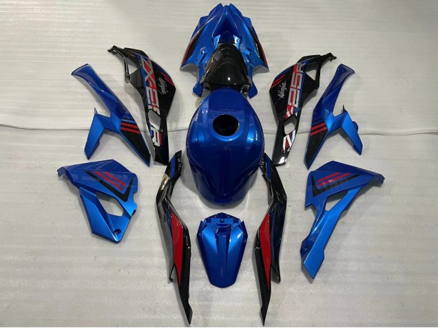 2019-2025 Kawasaki ZX25R ZX-25R Motorcycle Fairings - Blue Red Grey
