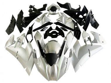 Custom 2015-2022 Kawasaki Ninja H2 Motorcycle Fairings - Silver