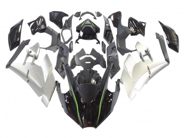 2015-2022 Kawasaki Ninja H2 Motorcycle Fairings - Black Silver Green
