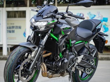 Custom 2020-2023 Kawasaki Ninja Z650 Motorcycle Fairings - Black Green
