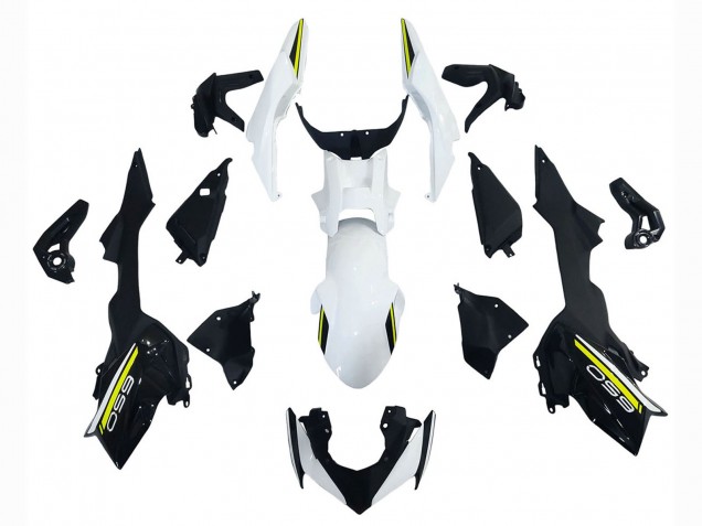 2020-2023 Kawasaki Ninja Z650 Motorcycle Fairings - White Black Green