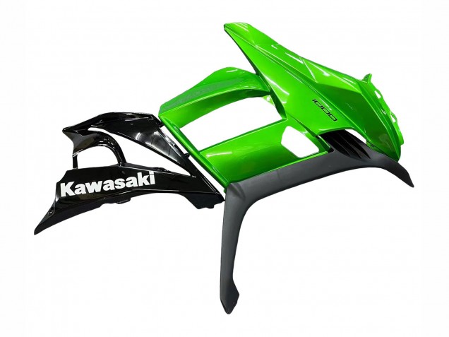 2010-2016 Kawasaki Z1000SX Motorcycle Fairings - Glossy Black Matte Black Green