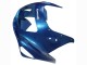 1998-2003 Kawasaki ZZR600 Motorcycle Fairings - Blue Silver Black