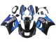 1990-1992 Kawasaki ZZR1100 Motorcycle Fairings - Blue Glossy Black