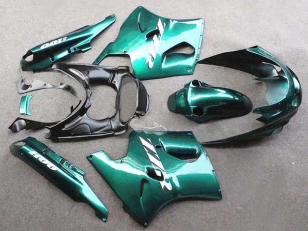1993-2003 Kawasaki ZZR1100 Motorcycle Fairings - Glossy Green