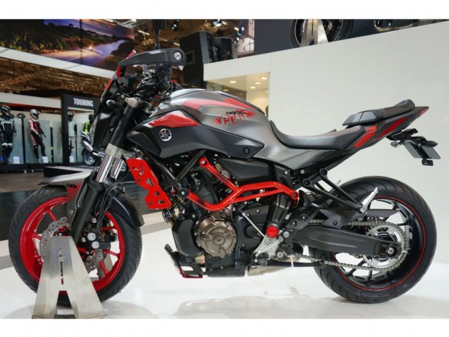 2012-2017 Yamaha MT07/FZ07 Motorcycle Fairings - Grey Red