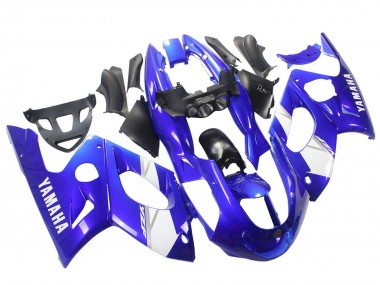 Custom 1996-2007 Yamaha YZF600R Thundercat Motorcycle Fairing - Blue White Silver