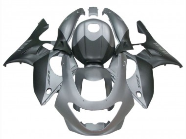 Custom 1996-2007 Yamaha YZF600R Thundercat Motorcycle Fairings - Matte Black Grey