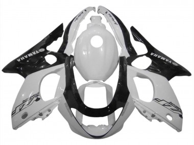Custom 1996-2007 Yamaha YZF600R Thundercat Motorcycle Fairings - White Black