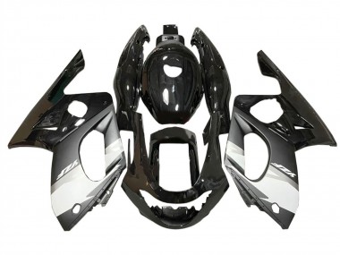 Custom 1996-2007 Yamaha YZF600R Thundercat Motorcycle Fairings - Grey White Black