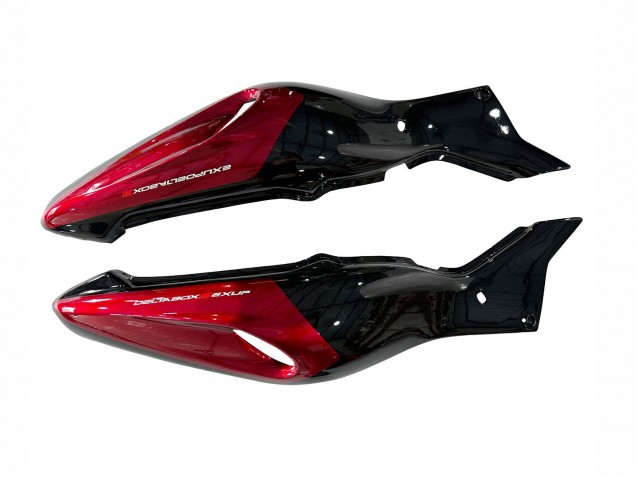 1997-2007 Yamaha YZF 1000R Thunderace Motorcycle Fairing Kits - Black with Red Flame