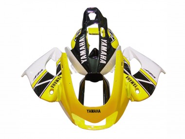 Custom 1997-2007 Yamaha YZF 1000R Thunderace Motorcycle Fairings - White Black Yellow
