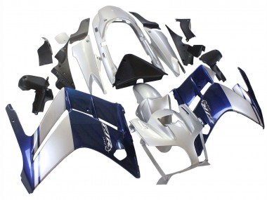 Custom 2001-2006 Yamaha FJR1300 Motorcycle Fairings - Dark Blue Silver