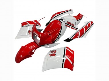 Custom 1985-1987 Yamaha RZV500 / RD500 Motorcycle Fairings - White Red Black