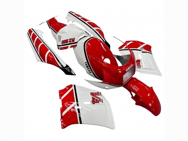 1985-1987 Yamaha RZV500 / RD500 Motorcycle Fairings - White Red Black