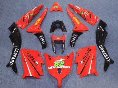 Custom 2012-2014 Yamaha TMAX530 Motorcycle Fairings - Red Black 62