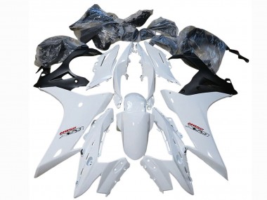 Custom 2017-2020 Suzuki GSX250R Motorcycle Fairings - White Black